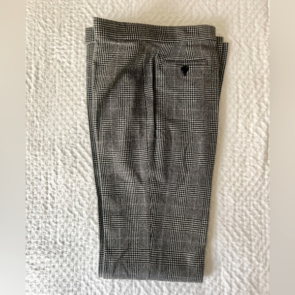 Ralph Lauren Purple Label 100% Wool Plaid pant. Size 2. - Picture 10 of 12